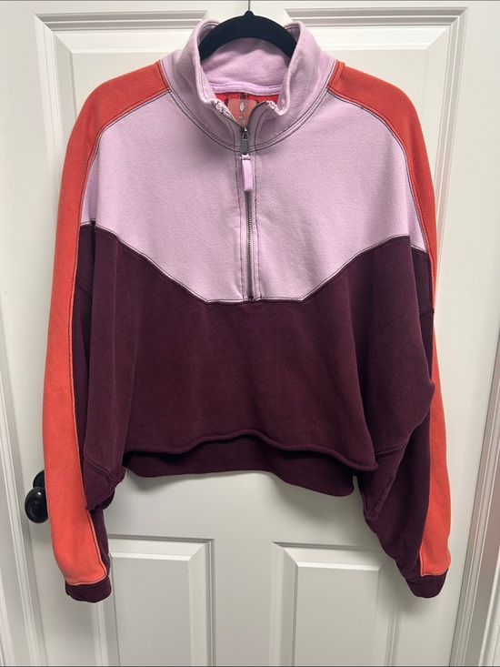 FP Movement by Free People Tops - FP Movement Colorblock Quarter-Zip Pullover Sweatshirt - Sz XS